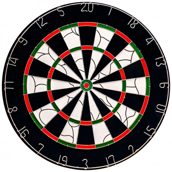 BULL'S Bristol Flocked Paper Dart Board