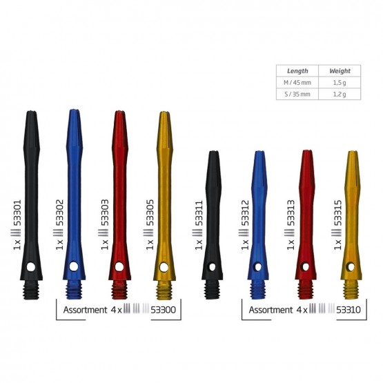 BULL'S Simplex Aluminium Shaft Vater53301