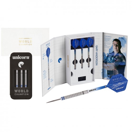 Unicorn Phase 3 World Champion Gary Anderson Steel Dart Presentation Box