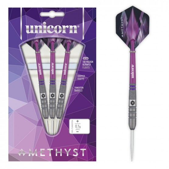 Unicorn Amethyst 3 Steel Darts