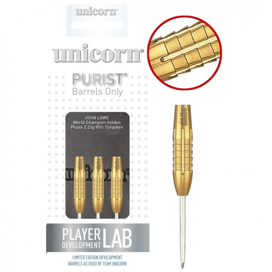 Unicorn Golden John Lowe Purist Steel Barrels Vater27348