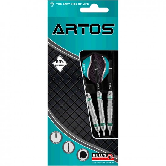 BULL'S Artos AR1 Steeldart, Mint 80% Tungsten