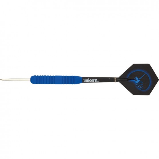 Unicorn Core Plus Rubberised Blue Steel Darts