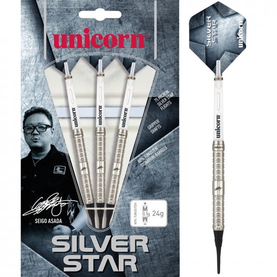 Unicorn Seigo Asada Silver Star Soft Darts