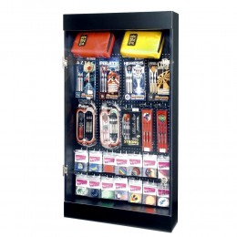 Karella Wall Mounted Merchandiser with Plexiglas for Darts - Empty