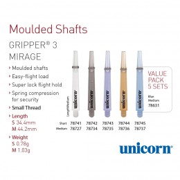Unicorn Gripper 3 Mirage Shaft