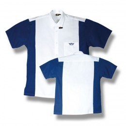 BULL'S Dartshirt Weiß/Blau