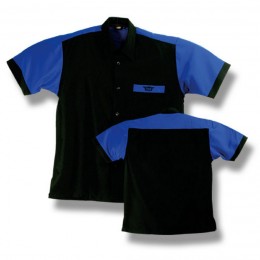 BULL'S Dartshirt Schwarz/Blau