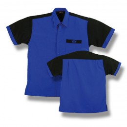BULL'S Dartshirt Blau/Schwarz