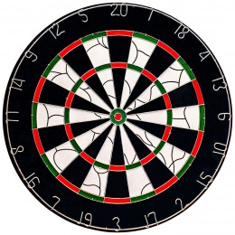BULL'S Bristol Flocked Paper Dart Board