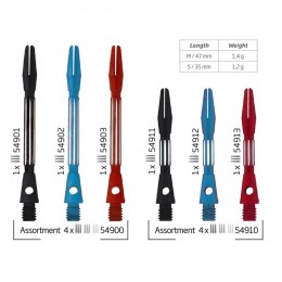 BULL'S Split Aluminium Shaft