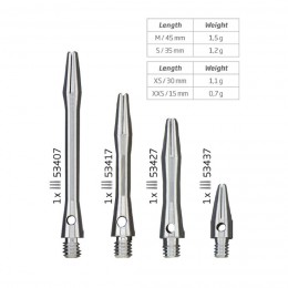 BULL'S Simplex Aluminium Shaft Vater53407