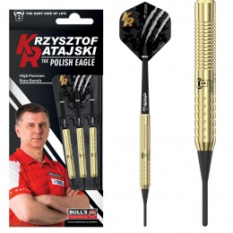 BULL'S Krzysztof Ratajski Soft Dart, Brass gold