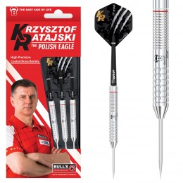 BULL'S Krzysztof Ratajski Brass Silver Steel Dart