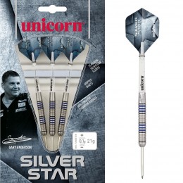 Unicorn Silver Star Gary Anderson Steel Darts Vater08880